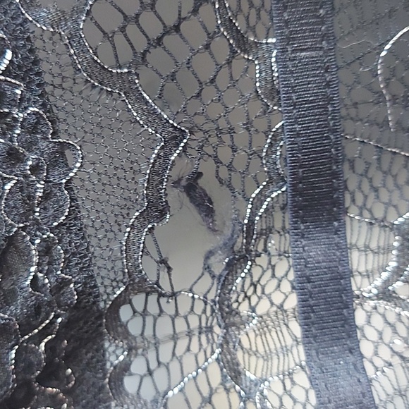 NWT Coquette Balck Lace Negligee - Picture 6 of 8